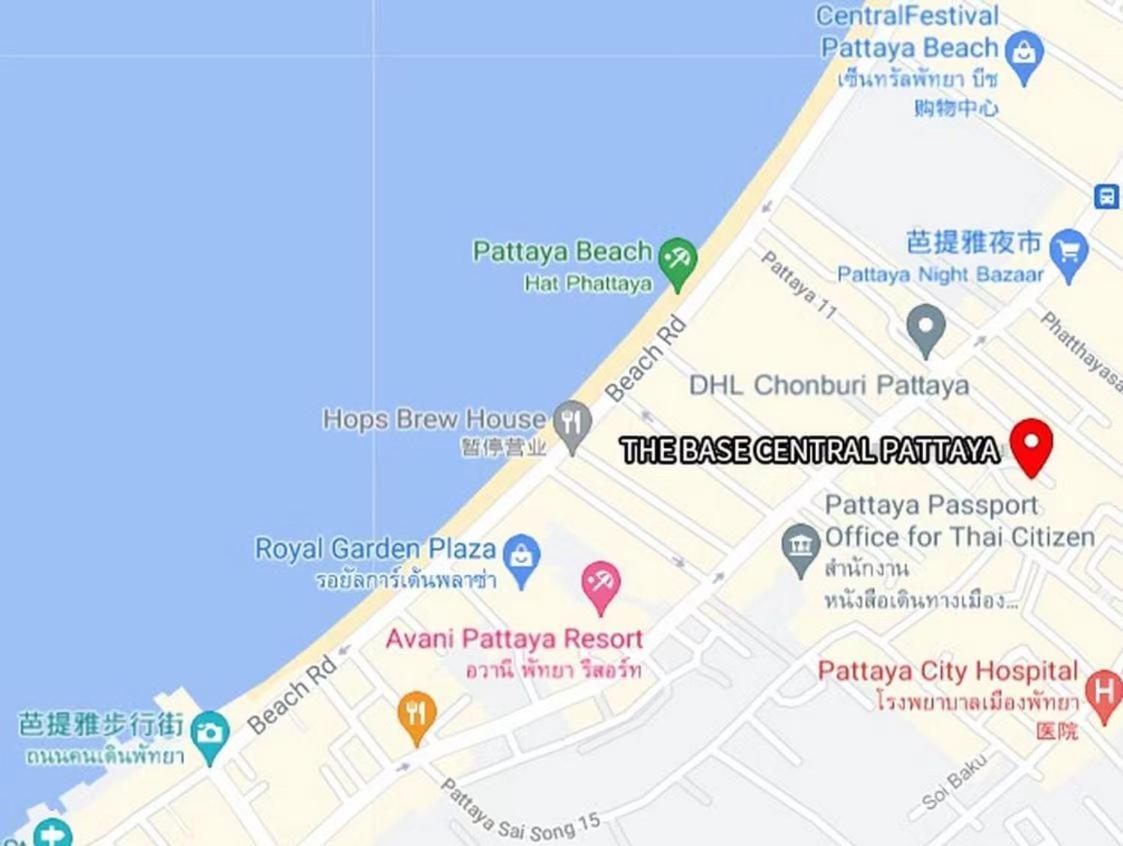 The Base Apartment Pattaya Exterior foto